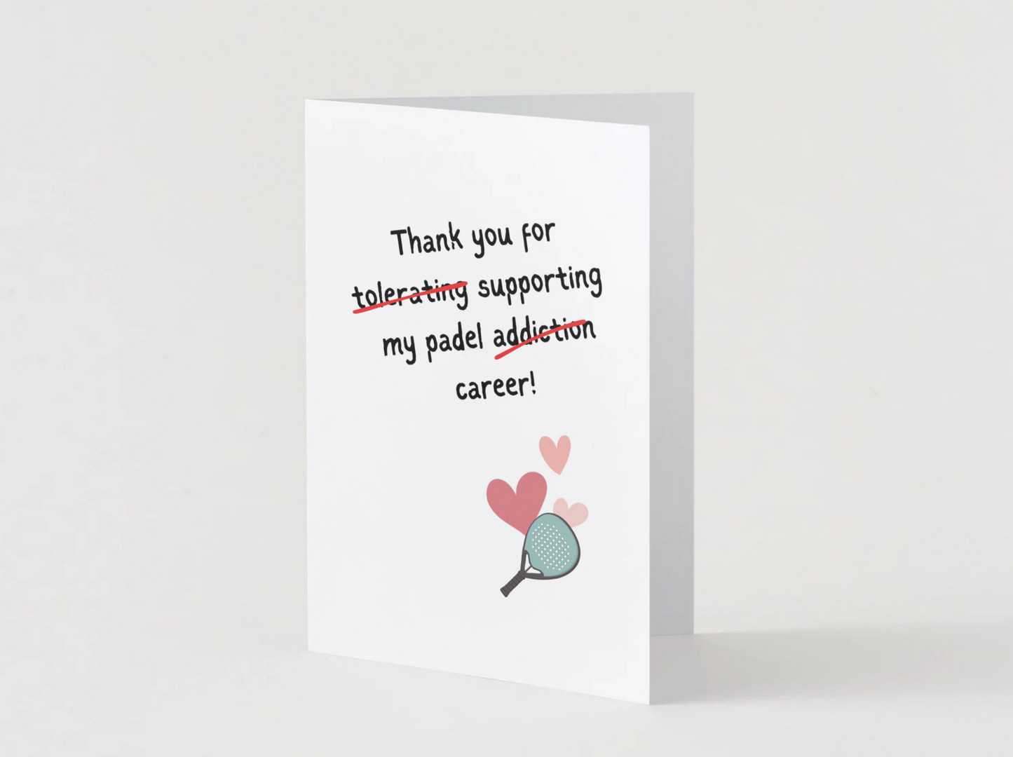 Thank You for supporting my Padel career