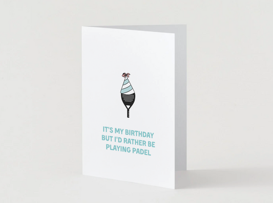 I'd rather be playing Padel