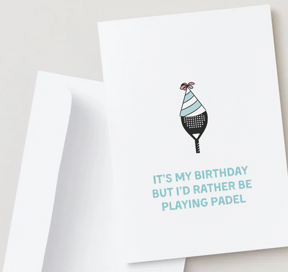 I'd rather be playing Padel